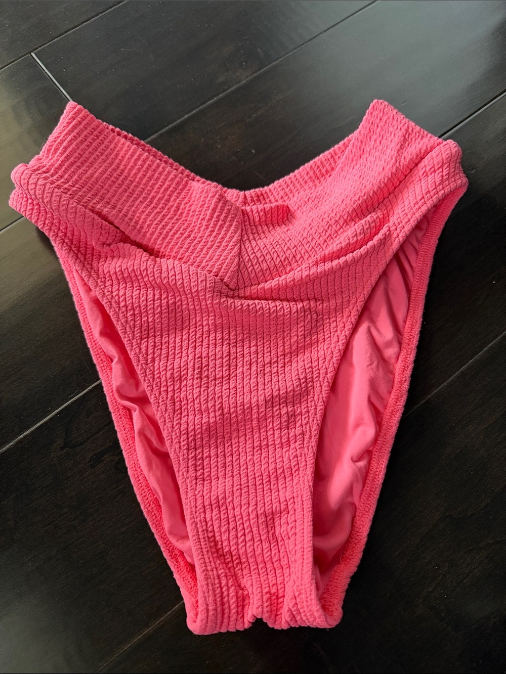 BECCA Ribbed Pink Bikini Set - Two Piece Swimsuit